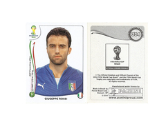 FIGURINHA COPA FIFA 2014 ITALY GIUSEPPE ROSSI Nº 334
