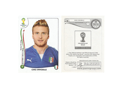 FIGURINHA COPA FIFA 2014 ITALY CIRO IMMOBILE Nº 334X