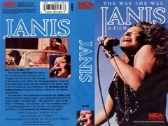 VHS JANIS JOPLIN THE WAY SHE WAS 1989 GRAV MCA HOME VIDEO USA - comprar online