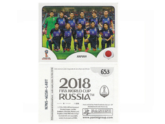 FIGURINHA COPA FIFA 2018 JAPAN SELEÇÃO Nº 653
