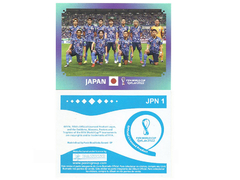 FIGURINHA COPA FIFA 2022 JAPAN SELEÇÃO Nº JPN 1