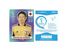 FIGURINHA COPA FIFA 2022 JAPAN SHUICHI GONDA Nº JPN 3