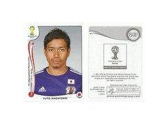 FIGURINHA COPA FIFA 2014 JAPAN YUTO NAGATOMO Nº 247