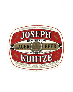 ROTULO JOSEPH KUHTZE LAGER BEER 750 ML NEW ZEALAND - comprar online