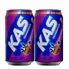 LATA VAZIA REFRIGERANTE KAS GUARANÁ PÊSSEGO 350 ML ALUMÍNIO BRAZIL - comprar online