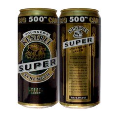 LATA VAZIA KESTREL SUPER STRENGTH 500 ML FERRO SCOTLAND