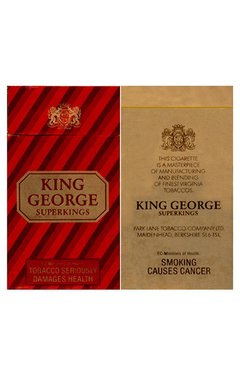 BOX VAZIO KING GEORGE SUPERKINGS PARK LANE TOBACCO CO ENGLAND