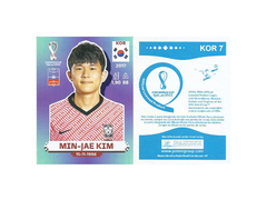 FIGURINHA COPA FIFA 2022 KOREA REPUBLIK MIN-JAE KIM Nº KOR 7