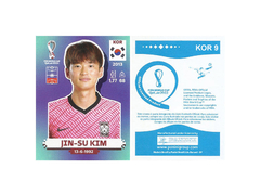 FIGURINHA COPA FIFA 2022 KOREA REPUBLIK JIN-SU KIM Nº KOR 9