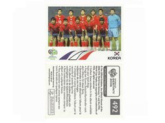 FIGURINHA COPA FIFA 2006 KOREA REPUBLIK SELEÇÃO Nº 492