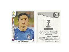 FIGURINHA COPA FIFA 2014 KOREA REPUBLIK JUNG SUNG RYONG Nº 623