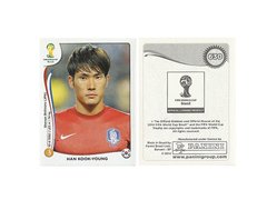 FIGURINHA COPA FIFA 2014 KOREA REPUBLIK HAN KOOK YOUNG Nº 630