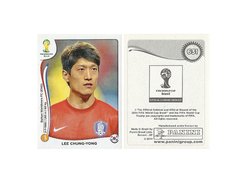 FIGURINHA COPA FIFA 2014 KOREA REPUBLIK LEE CHUNG YONG Nº 631