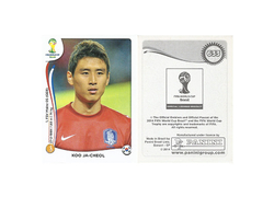 FIGURINHA COPA FIFA 2014 KOREA REPUBLIK KOO JA CHEOL Nº 633