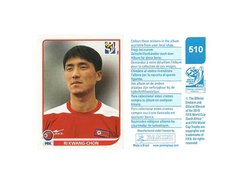 FIGURINHA COPA FIFA 2010 KOREA DEMOCRATIC RI KWANG CHON Nº 510