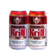 LATA VAZIA KRILL PILSEN 350 ML ALUMÍNIO BRASIL - comprar online