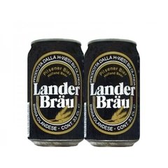 LATA LANDER BRÄU PILSENER 330 ML FERRO HOLAND