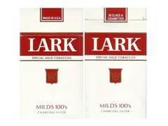 BOX VAZIO LARK MILDS FILTER 100's PHILIP MORRIS PRODUCTS USA/JAPAN - comprar online