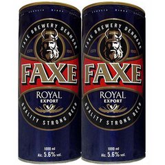 LATA VAZIA FAXE ROYAL EXPORT 1 LITRO FERRO DENMARK