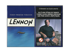 BOX VAZIO LENNON FINEST PREMIUM BLUE CIBAHIA TABACOS BRAZIL