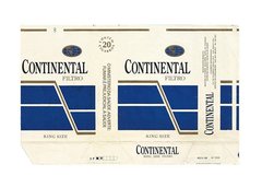 MAÇO VAZIO CONTINENTAL KING SIZE FILTRO CIA SOUZA CRUZ BRASIL - comprar online