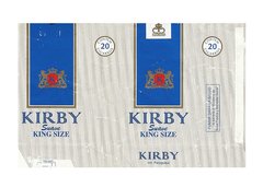 MAÇO VAZIO KIRBY SUAVE KING SIZE IMPERIAL TABACOS PARAGUAY