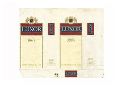 MAÇO VAZIO LUXOR FILTRO BRANCO LUXO 100's PHILIP MORRIS S/A BRASIL - comprar online