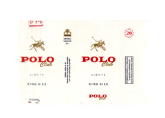 MAÇO VAZIO POLO CLUB KING SIZE LIGHTS IMPERIAL TABACOS S/A PARAGUAY - comprar online