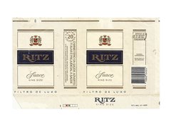 MAÇO VAZIO RITZ SUAVE FILTRO KING SIZE SOUZA CRUZ S/A BRASIL