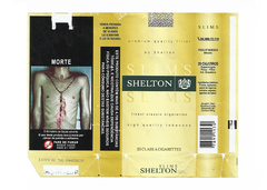 MAÇO VAZIO SHELTON FINEST SLIMS FILTER PHILIP MORRIS BRASIL