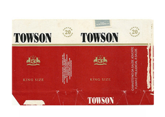 MAÇO VAZIO TOWSON KING SIZE CABOFRIENSE CIGARROS LTDA BRASIL - comprar online