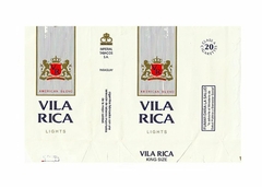 MAÇO VAZIO VILA RICA LIGHTS KING SIZE IMPERIAL TABACOS S/A PARAGUAY (cópia)