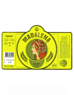 RÓTULO MADALENA CERVEJA SHANDY LEMON 355 ML BRAZIL