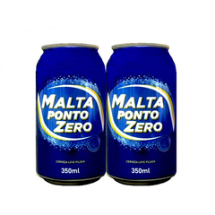 LATA VAZIA MALTA PONTO ZERO LEVE PILSEN 350 ML ALUMÍNIO BRAZIL