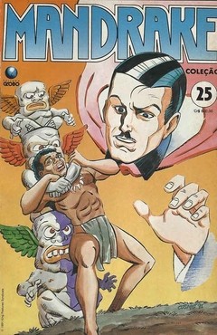 GIBI MANDRAKE COLEÇÃO EDITORA GLOBO FORMATO GDE P/B Nº 25 SET 1991 50 PAG