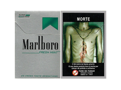 BOX VAZIO MARLBORO FRESH MINT PHILIP MORRIS BRAZIL