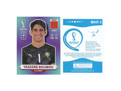 FIGURINHA COPA FIFA 2022 MARROCO YASSINE BOUNOU Nº MAR 3