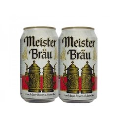 LATA VAZIA MEISTER BRÄU MASTER BEER 355 ML ALUMINIO USA