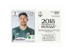 FIGURINHA COPA FIFA 2018 MEXICO ORIBE PERALTA Nº 471