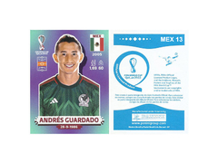 FIGURINHA COPA FIFA 2022 MEXICO ANDRÉS GUARDADO Nº MEX 13