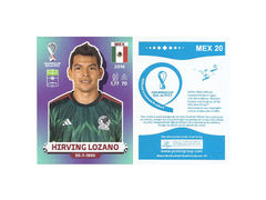 FIGURINHA COPA FIFA 2022 MEXICO HIRVING LOZANO Nº MEX 20