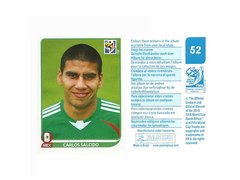 FIGURINHA COPA FIFA 2010 MEXICO CARLOS SALCIDO Nº 52