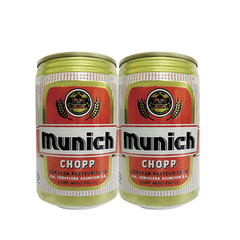 LATA VAZIA MUNICH CHOPP PASTEURIZADA 350 ML ALUMINIO PARAGUAY