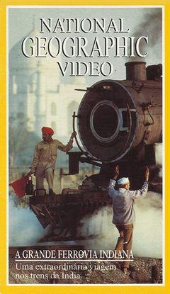 VHS NATIONAL GEOGRAPHIC A GRANDE FERROVIA INDIANA 1995 53 MINUTOS