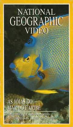 VHS NATIONAL GEOGRAPHIC AS JÓIAS DO MAR DO CARIBE 1996 54 MINUTOS