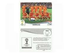 FIGURINHA COPA FIFA 2014 HOLLAND SELEÇÃO Nº 128