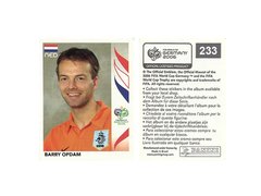 FIGURINHA COPA FIFA 2006 HOLLAND BARRY OPDAM Nº 233