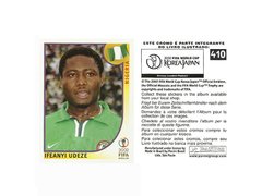 FIGURINHA COPA FIFA 2002 NIGERIA IFEANYI UDEZE Nº 410