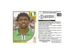 FIGURINHA COPA FIFA 2002 NIGERIA NWANKWO KANU Nº 418