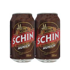 LATA VAZIA NOVA SCHIN MUNICH 350 ML ALUMÍNIO BRAZIL